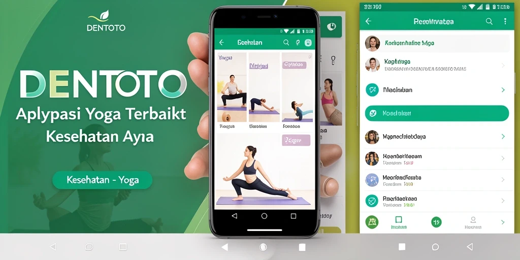 Antarmuka DENTOTO yang user-friendly untuk latihan Yoga.