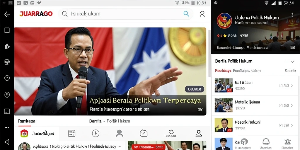 Tampilan antarmuka JUARAGO yang menarik dan informatif.