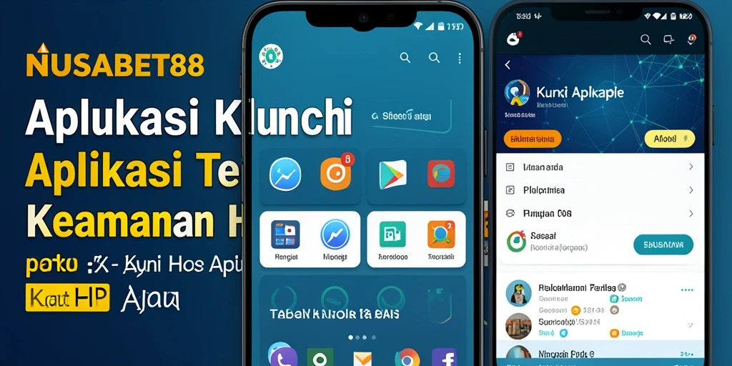 Antarmuka intuitif dan aman dari NUSABET88 untuk mengunci aplikasi.
