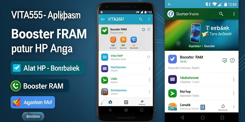 Tampilan antarmuka VITA555 yang sederhana dan efisien.