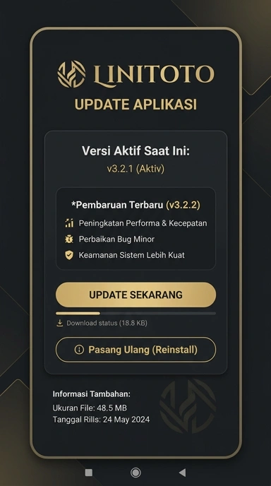 Riwayat Versi Terbaru linitoto Untuk Android